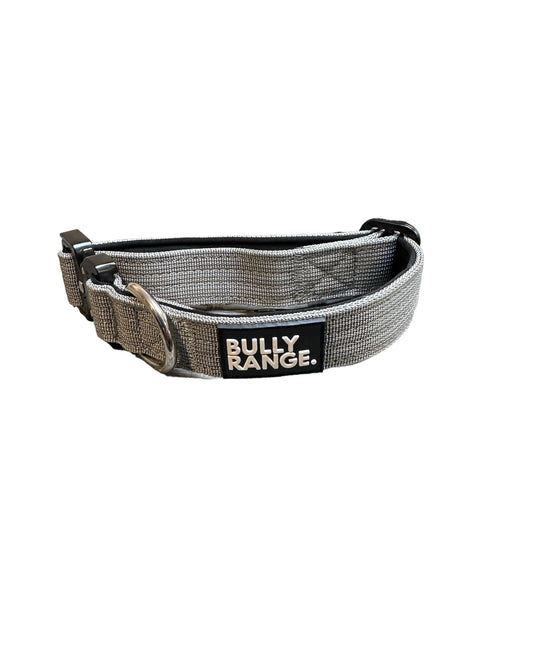2.5cm - Small Breed/Puppy Anthracite Grey Collar (No Handle)