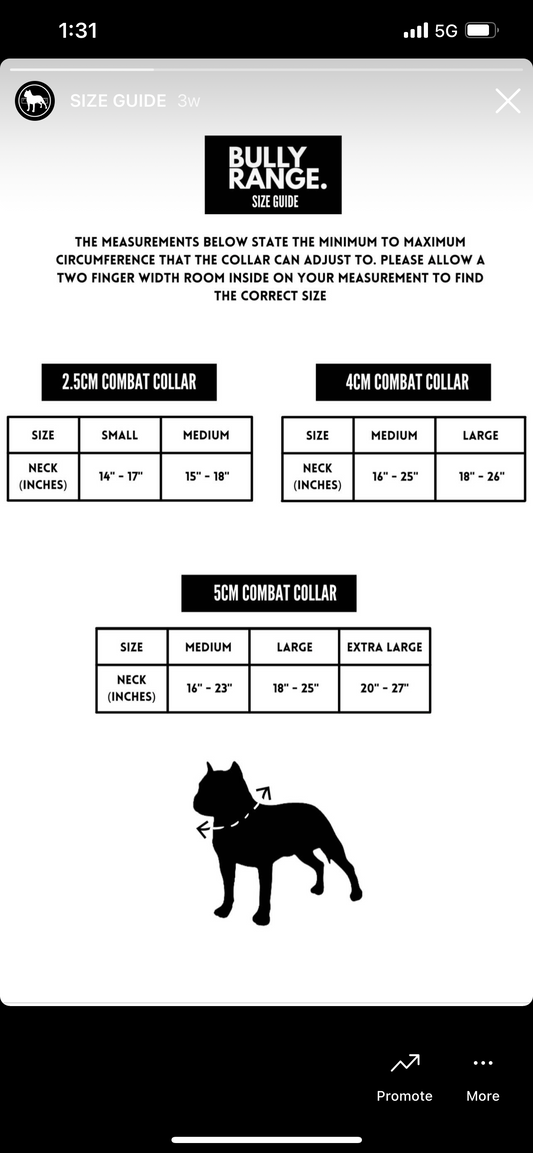 4cm - Stealth Black Collar