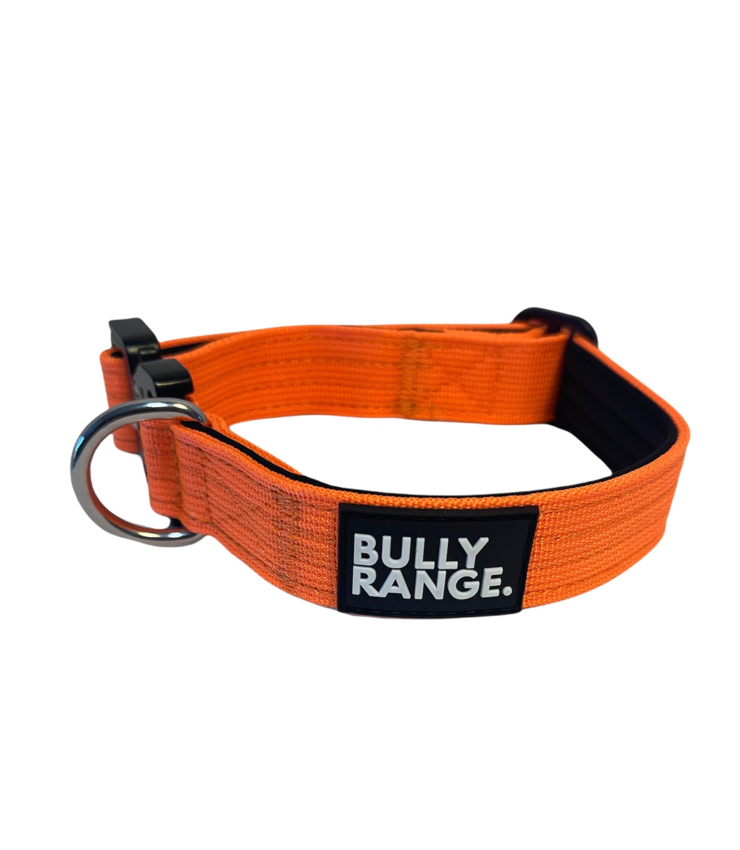 2.5cm - Small Breed/Puppy Neon Orange Collar (No Handle)